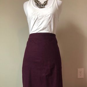 Jcrew pencil wool skirt
